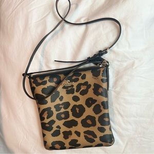 Coach octane animal print crossbody